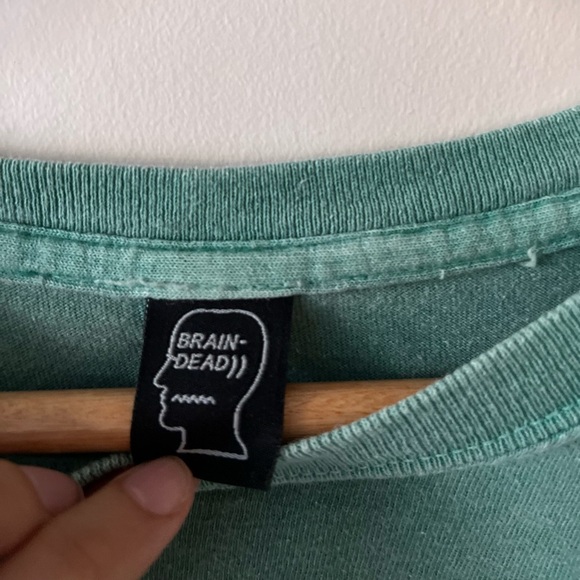 Brain Dead Worm/Caterpillar Joseph Carey Merrick Brain Dead Tee Collab - Picture 8 of 12